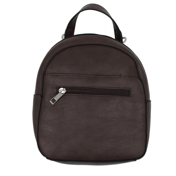 K. Carroll Handbags - K. Carroll Willow Mini Backpack Crossbody Chocolate